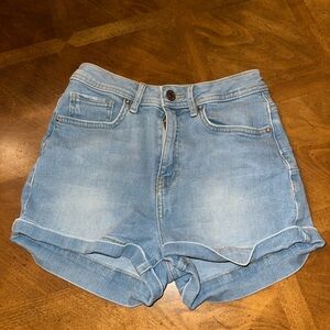 Forever 21 Light Blue Jean Shorts